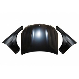 Capó y Aletas Mercedes W204 4P/COUPE/SW Look C63 AMG