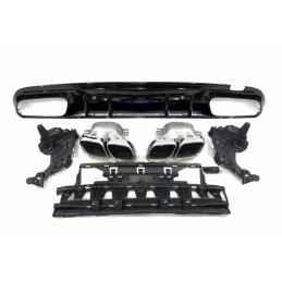 Difusor Trasero Mercedes W205 2019 4P / SW Look C63 ABS
