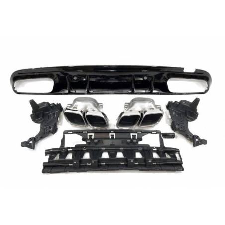 Difusor Trasero Mercedes W205 2019 4P / SW Look C63 ABS
