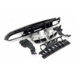 Difusor Trasero Mercedes W205 2019 4P / SW Look C63 ABS