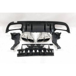 Difusor Trasero Mercedes W205 2019 4P / SW Look C63 ABS