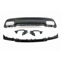 Difusor Trasero Mercedes W176 2012-2018 Look A45 ABS