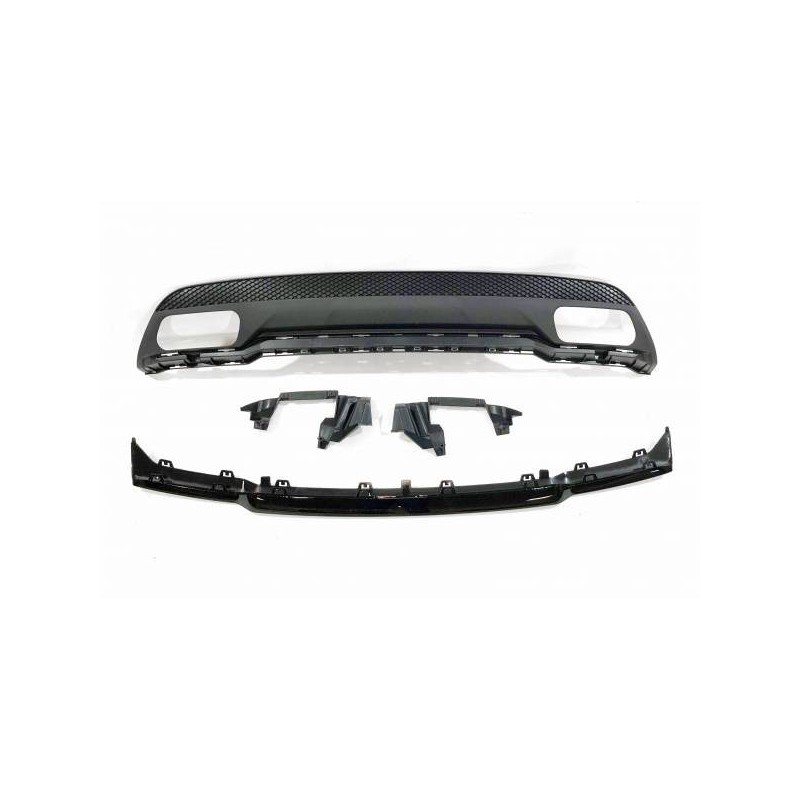 Difusor Trasero Mercedes W176 2012-2018 Look A45 ABS