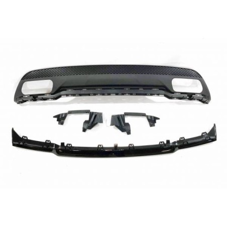 Difusor Trasero Mercedes W176 2012-2018 Look A45 ABS
