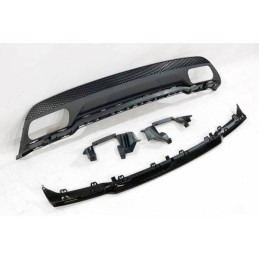 Difusor Trasero Mercedes W176 2012-2018 Look A45 ABS