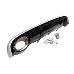Difusor Trasero Audi A7 2011-2014 Look RS7 ABS
