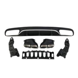 Difusor Trasero Mercedes W205 2014-2018 Coupe AMG Look C63 ABS