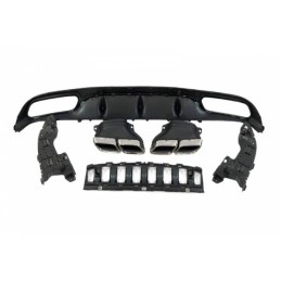 Difusor Trasero Mercedes W205 2014-2018 Coupe AMG Look C63 ABS