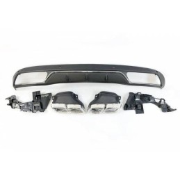 Difusor Trasero Mercedes W205 2014-2018 4P / SW Look C63 ABS