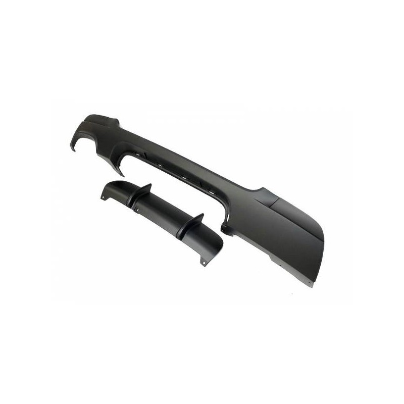 Difusor Trasero BMW E92 / E93 look M Performance 1 Salida Doble