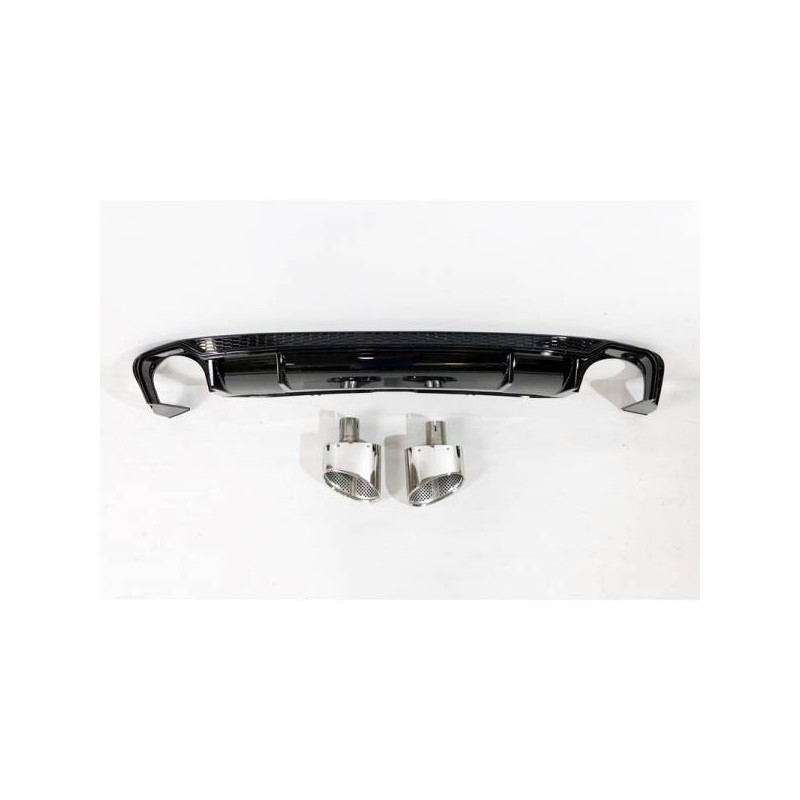 Difusor Trasero Audi A5 Sportback SLine 2017 Look S5