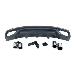 Difusor Trasero Audi A4 B8 4P / Avant 2013-2015 ABS