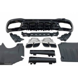 Difusor Trasero Mercedes W206 Look C63