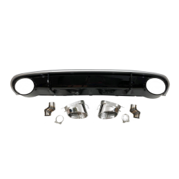 Difusor Trasero Audi A4 / A4 Avant B8 08-12 Look RS4 ABS