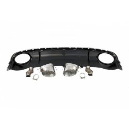 Difusor Trasero Audi A4 / A4 Avant B8 08-12 Look RS4 ABS