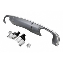 Difusor Trasero Audi A4 4P / Avant 2016+ Sline