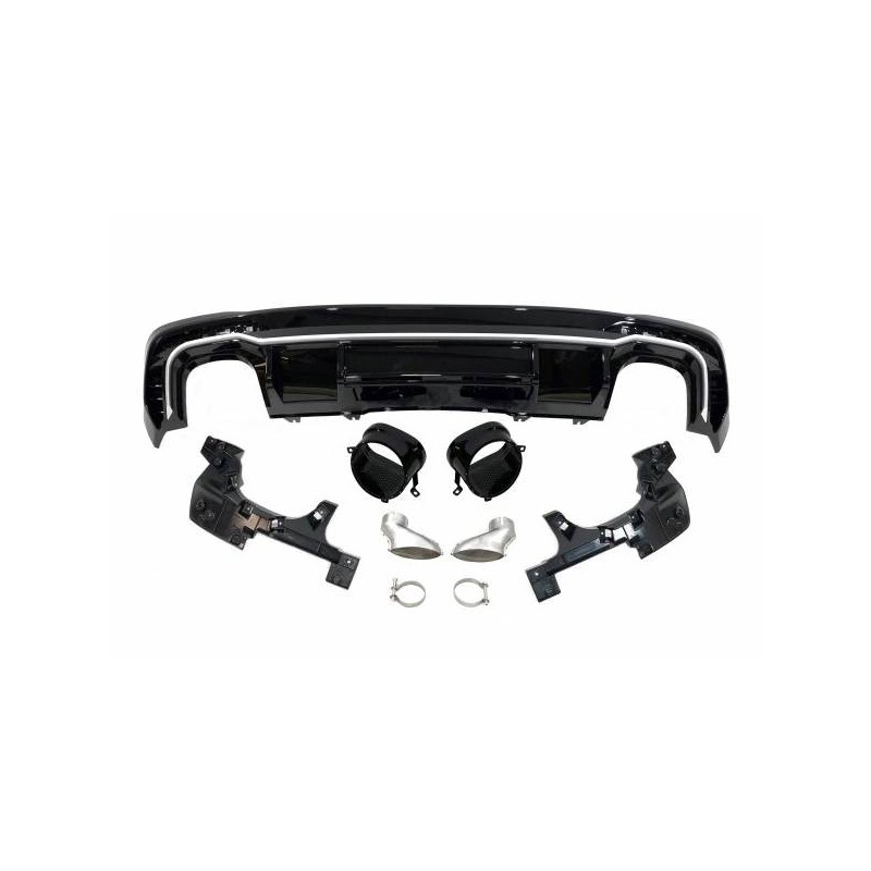 Difusor Trasero Audi A4 2020+ Look RS4