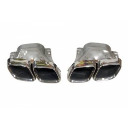 Difusor Trasero Mercedes W205 Coupe 2019 Look C63 ABS