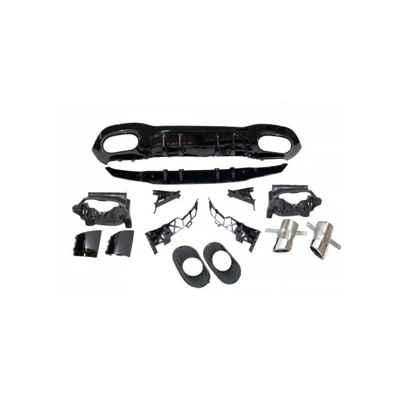 Difusor Trasero Mercedes W177 AMG Look A35