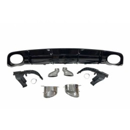 Difusor Trasero Audi A6 / A6 Avant Look RS6 2015-2018 C7 S-Line ABS