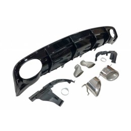 Difusor Trasero Audi A6 / A6 Avant Look RS6 2015-2018 C7 S-Line ABS