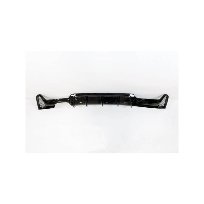 Difusor Trasero BMW F32 / F33 / F36 Look M Performance Brillante Negro