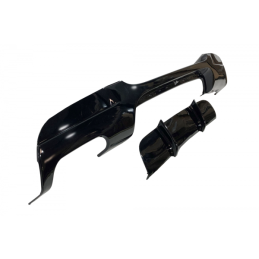 Difusor Trasero BMW E90 / E91 look M Performance Negro Brillo