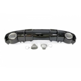 Difusor Trasero AUDI A4 B9 2016+ LOOK RS4 ABS