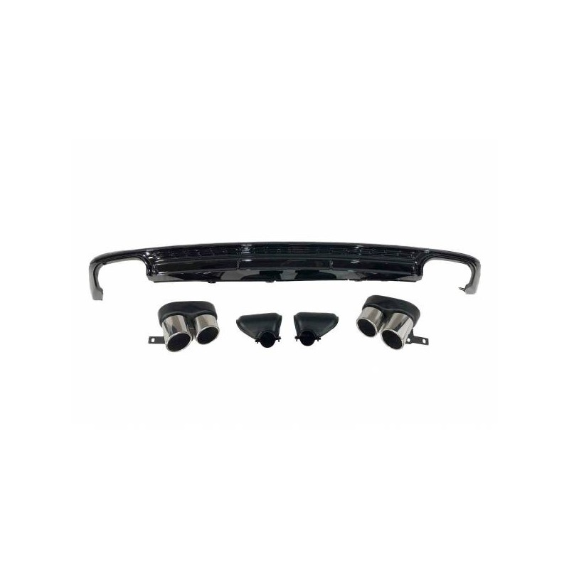 Difusor Trasero Audi A6 / A6 Avant C8 Look S6