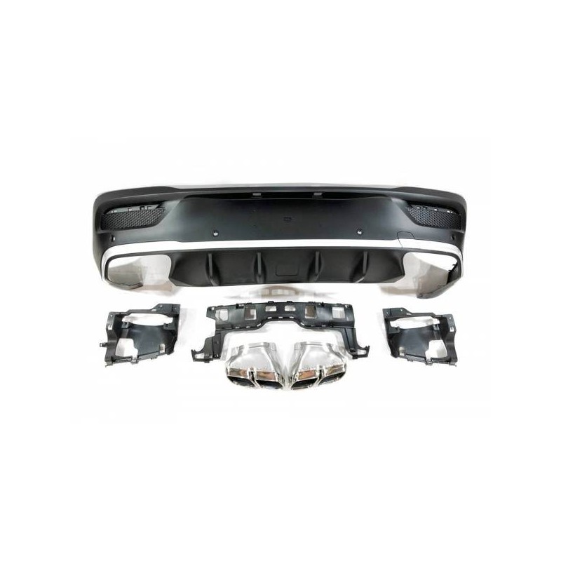 Difusor Trasero Mercedes C167 GLE 2020 Colas