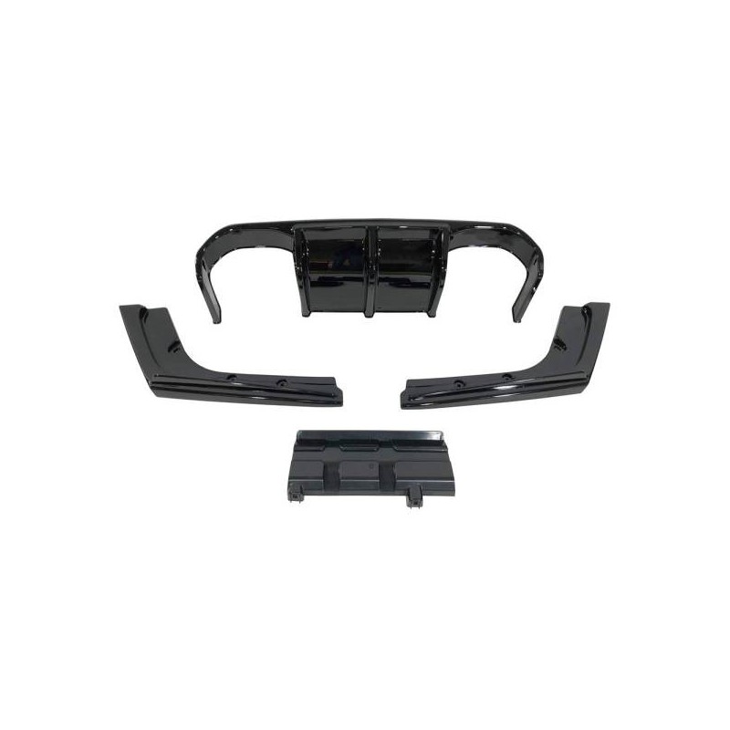 Difusor Trasero BMW F30 / F31 Look M3 Brillante Negro
