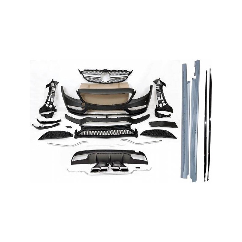 Kit De Carrocería Mercedes W205 2014-2018 4P / SW Look C63