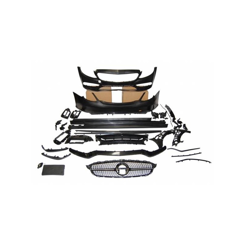 Kit De Carrocería Mercedes W205 4P 2014-2021 Look C63 2019 Diamond