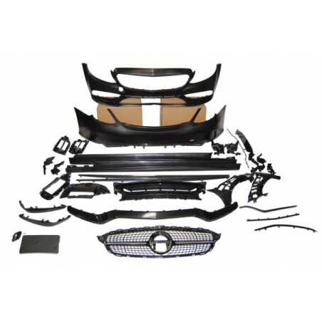 Kit De Carrocería Mercedes W205 4P 2014-2021 Look C63 2019 Diamond