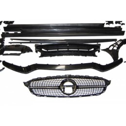 Kit De Carrocería Mercedes W205 4P 2014-2021 Look C63 2019 Diamond