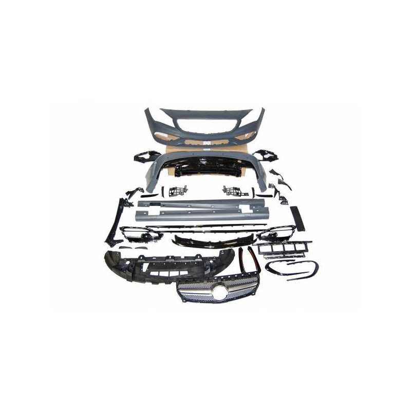 Kit Carrocería Mercedes W117 2013-2018 4P / SW LCI Look AMG A45 II Parrilla