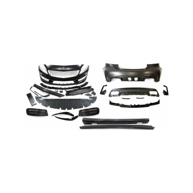 Kit Carrocería Mercedes W176 A45 2012-2015 Look AMG Sin colas