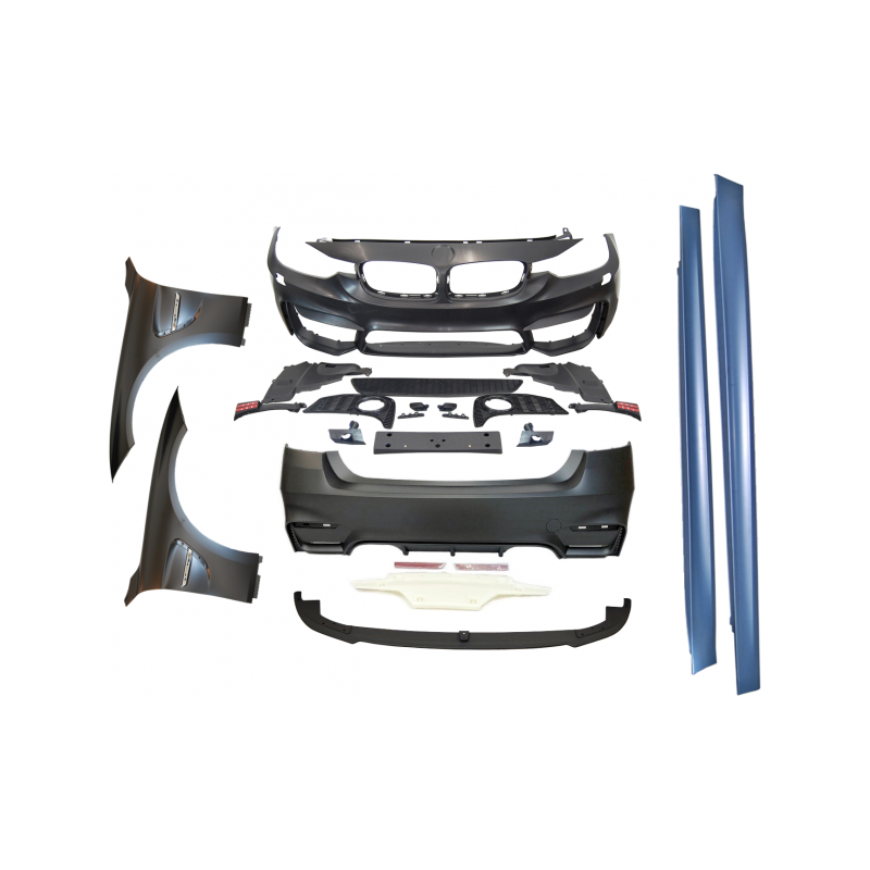 Kit  De Carrocería BMW F30 Look M4 Aletas