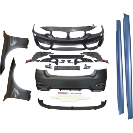 Kit  De Carrocería BMW F30 Look M4 Aletas