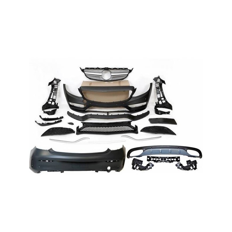 Kit De Carrocería Mercedes W205 2014-2018 Coupe Look C63