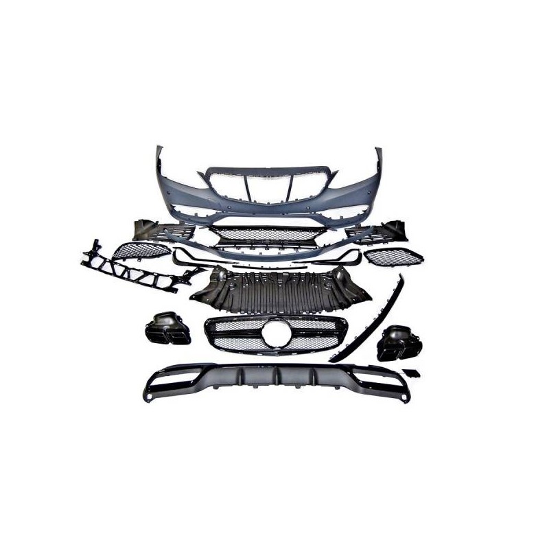 Kit De Carrocería Mercedes W212 2014-2015 SW / 4P Black series ABS Sensor