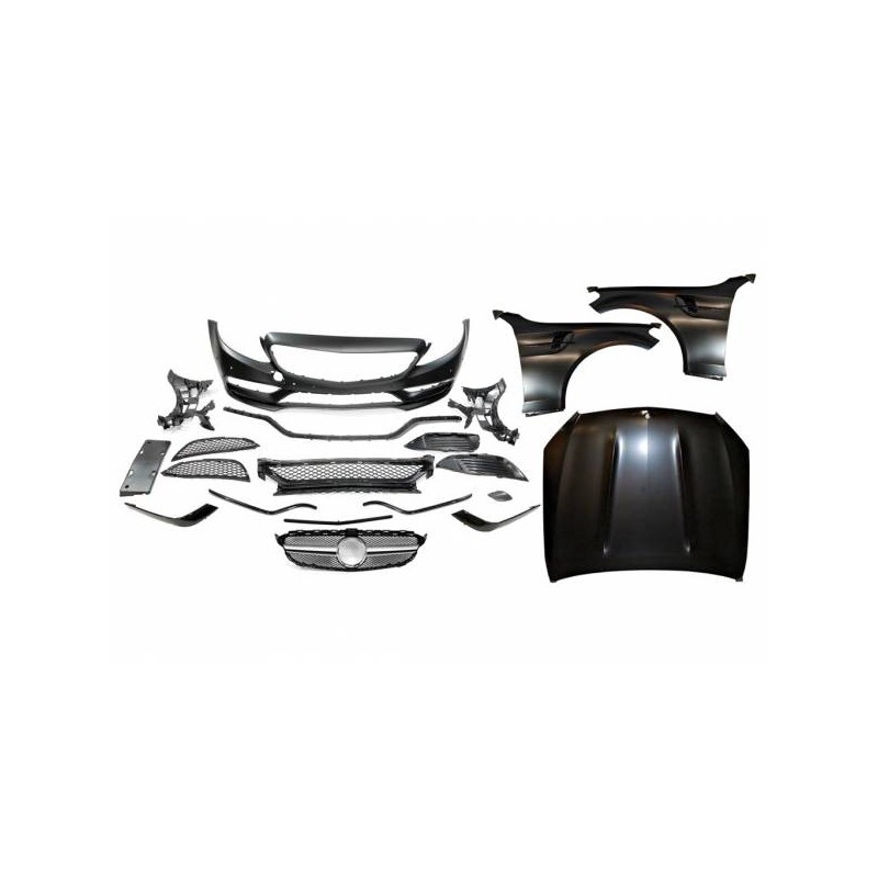 Kit De Carrocería Mercedes W205 2014-2018 2P/4P/SW Look AMG C63