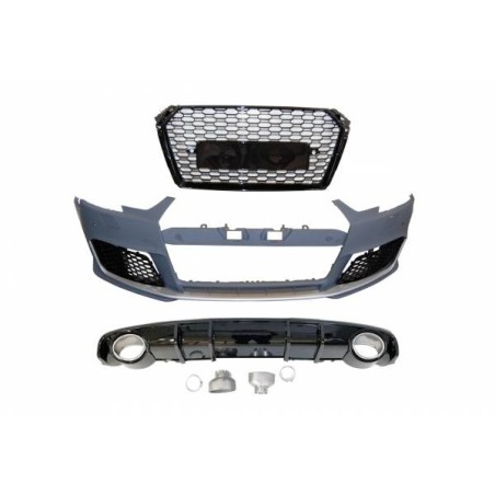 Kit De Carrocería Audi A4 B9 2016 Look RS4 ABS