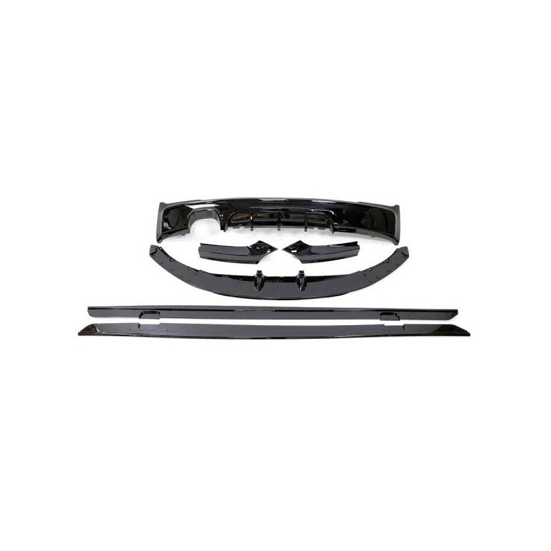 Kit De Carrocería BMW F22 / F23 M Performance Brillante Negro 1 Salida
