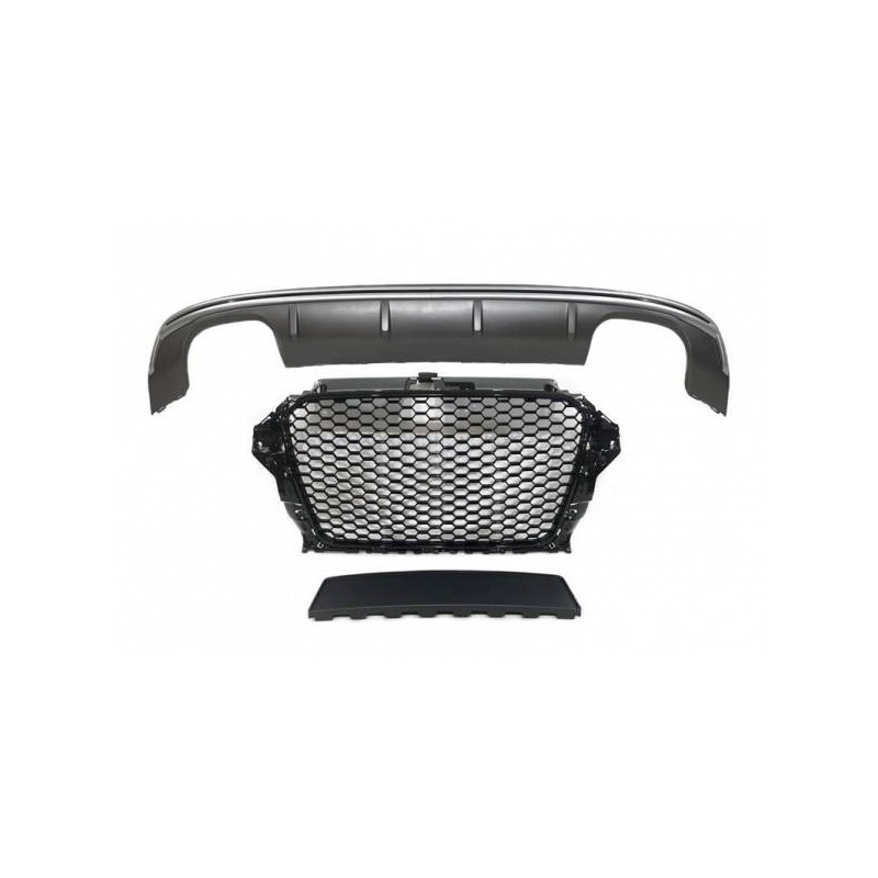 Kit De Carrocería Audi A3 Sportback 2013 Look Sport line ABS