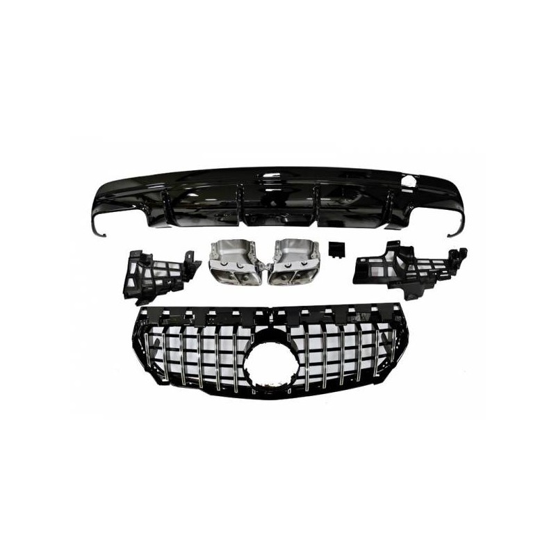 Kit De Carrocería Mercedes CLA W117 2016-2018 4D/SW Style Facelift look A45