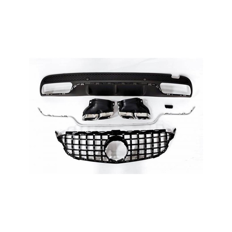 Kit De Carrocería Mercedes W205 2014-2018 4P / SW AMG Look C63