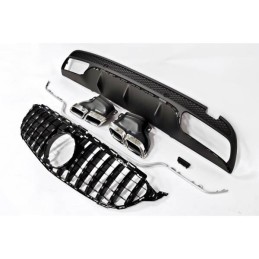 Kit De Carrocería Mercedes W205 2014-2018 4P / SW AMG Look C63
