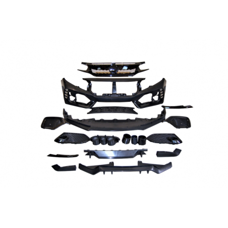 Kit De Carrocería Honda Civic MK10 Hatchback 2016+ look Type R ABS