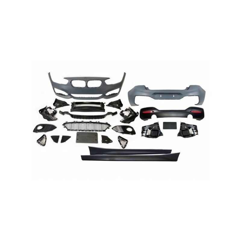 Kit De Carrocería BMW F20 LCI 15-19 look M-Tech 2 Salidas